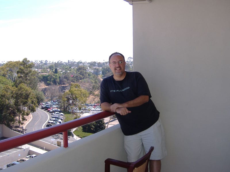 Eric on the Balcony