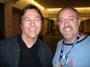 Eric and Richard Hatch from Battlestar Galactica